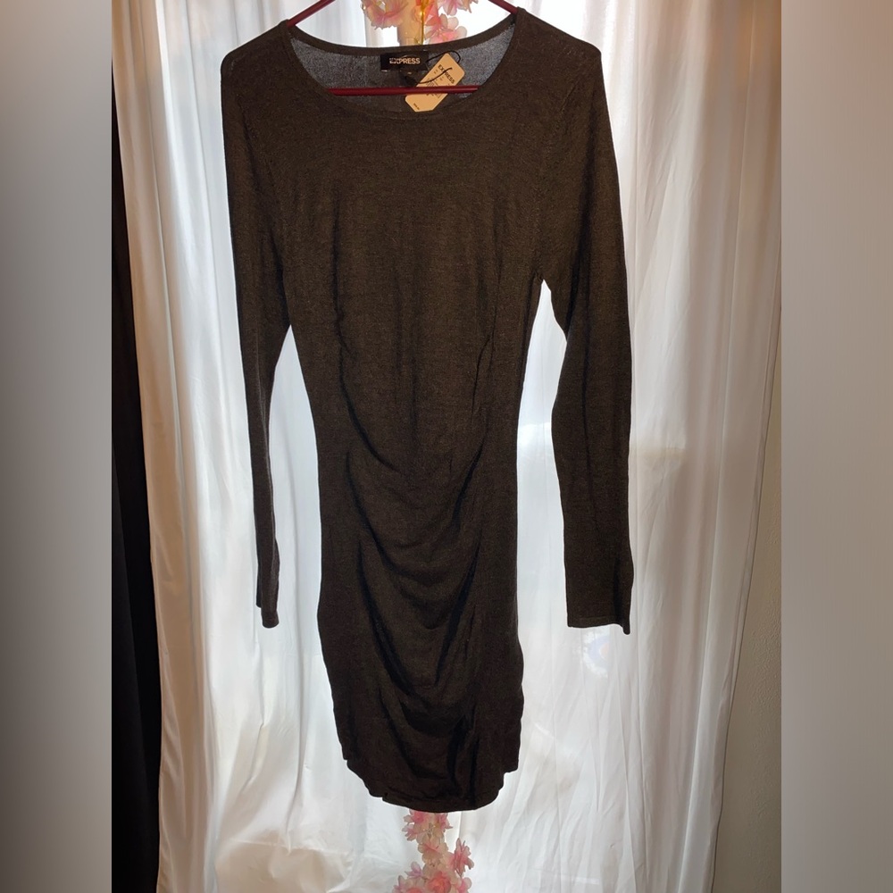 Express Grey Dress Size M